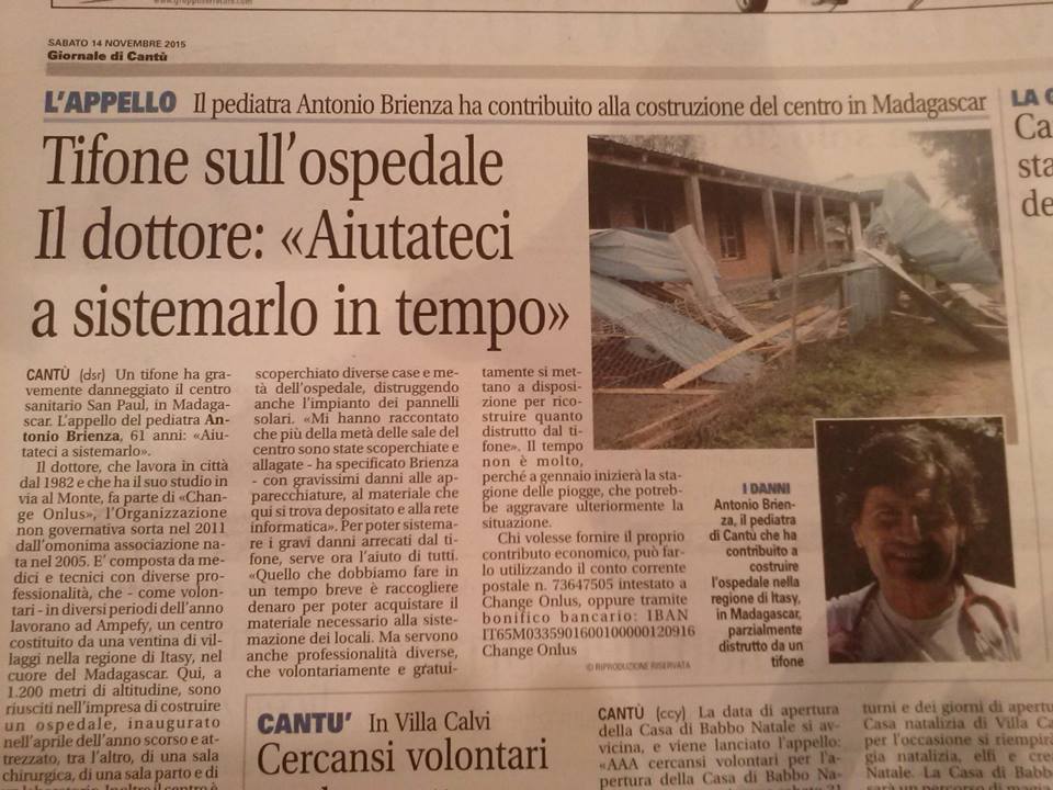 Servono Aiuti Urgenti Richiesta ai canturini