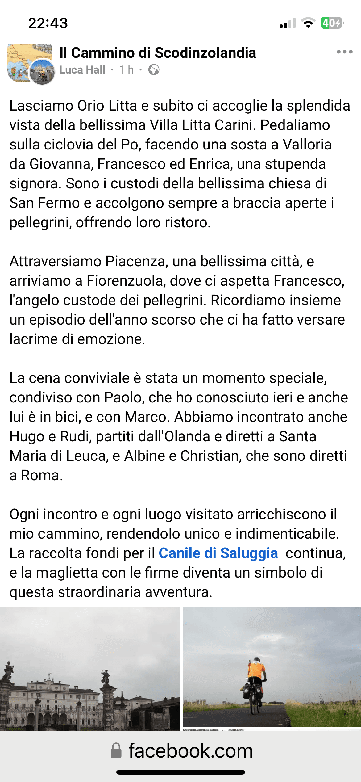 partenza da Orio Litta ... si continuaaa  