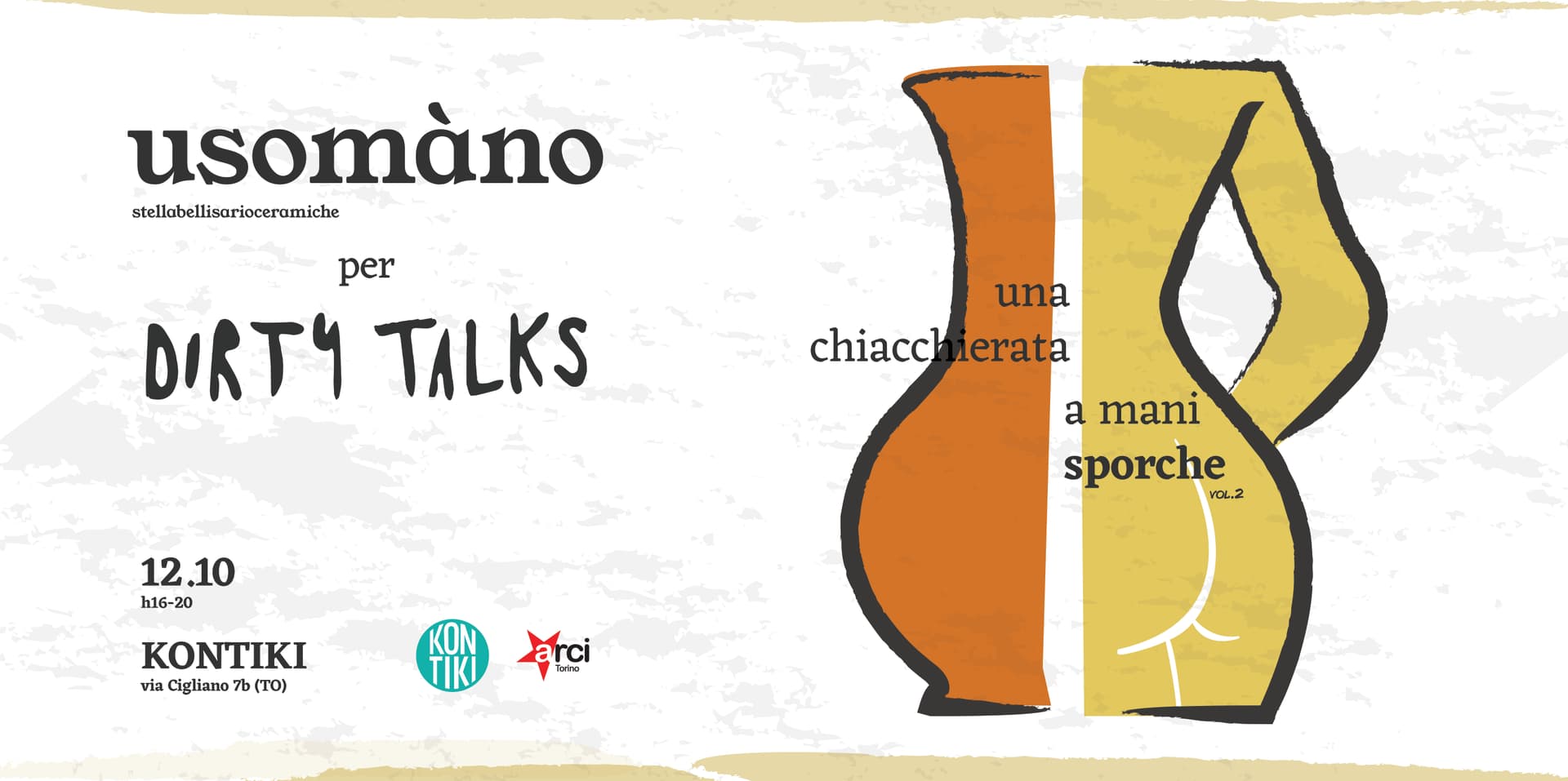 Chiacchierata A Mani Sporche Vol.2 Ticket Kontiki