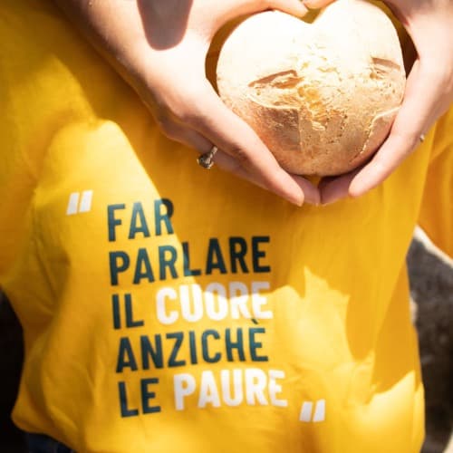maglietta "far parlare il cuore"