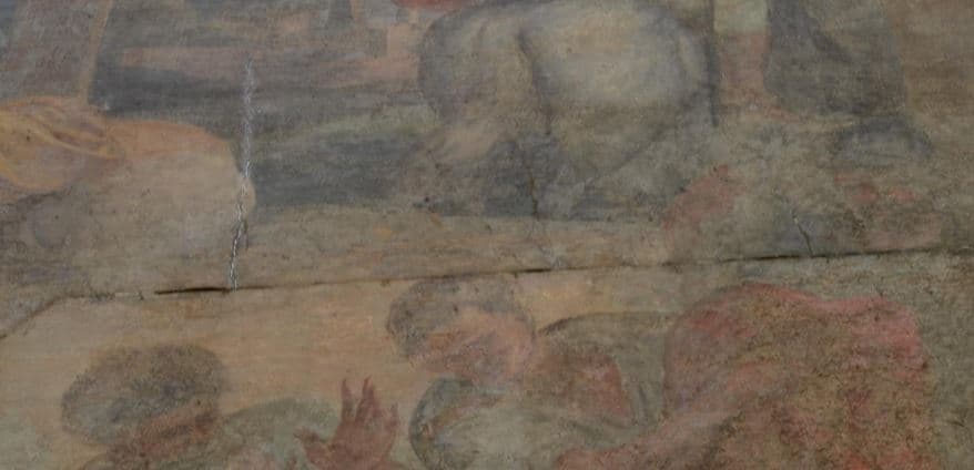 Restauro "La Crocifissione" - Guidobono-Accademia di Medicina di Torino