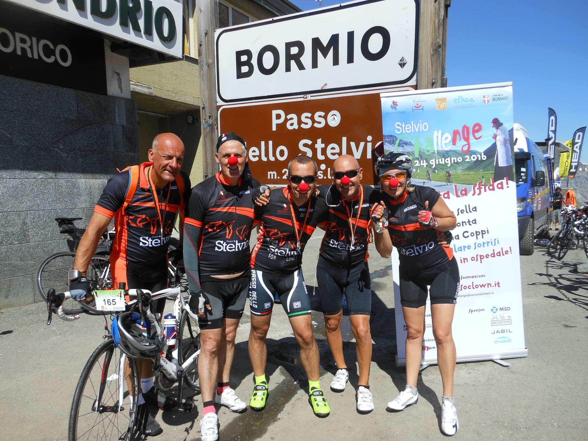 Sullo Stelvio col sorriso, non è finita!-Soccorso Clown Onlus