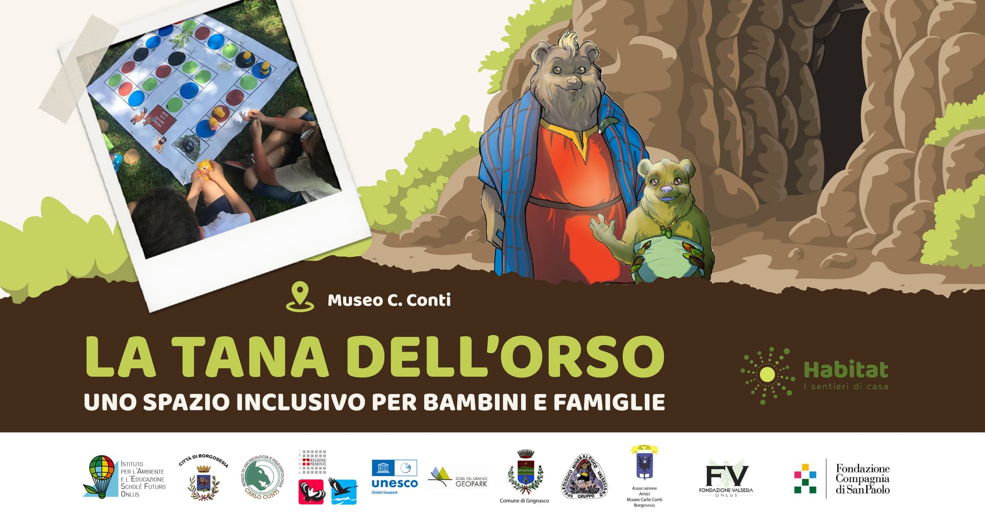 La Tana dell'Orso al Museo Carlo Conti-Scholé Futuro