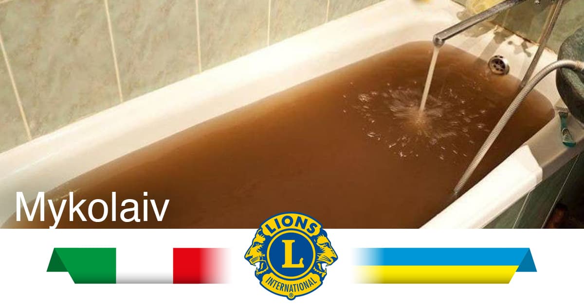 WE SERVE UN DISSALATORE A MYKOLAIV!!!  -Distretto Lions MilanoCittàMetropolitana