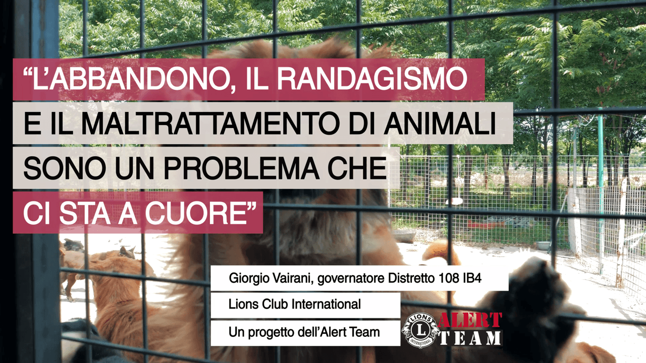 Lions contro l'abbandono e il randagismo-Distretto Lions MilanoCittàMetropolitana