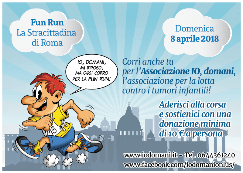 Corri per IO, domani alla Stracittadina!-"IO, DOMANI..."