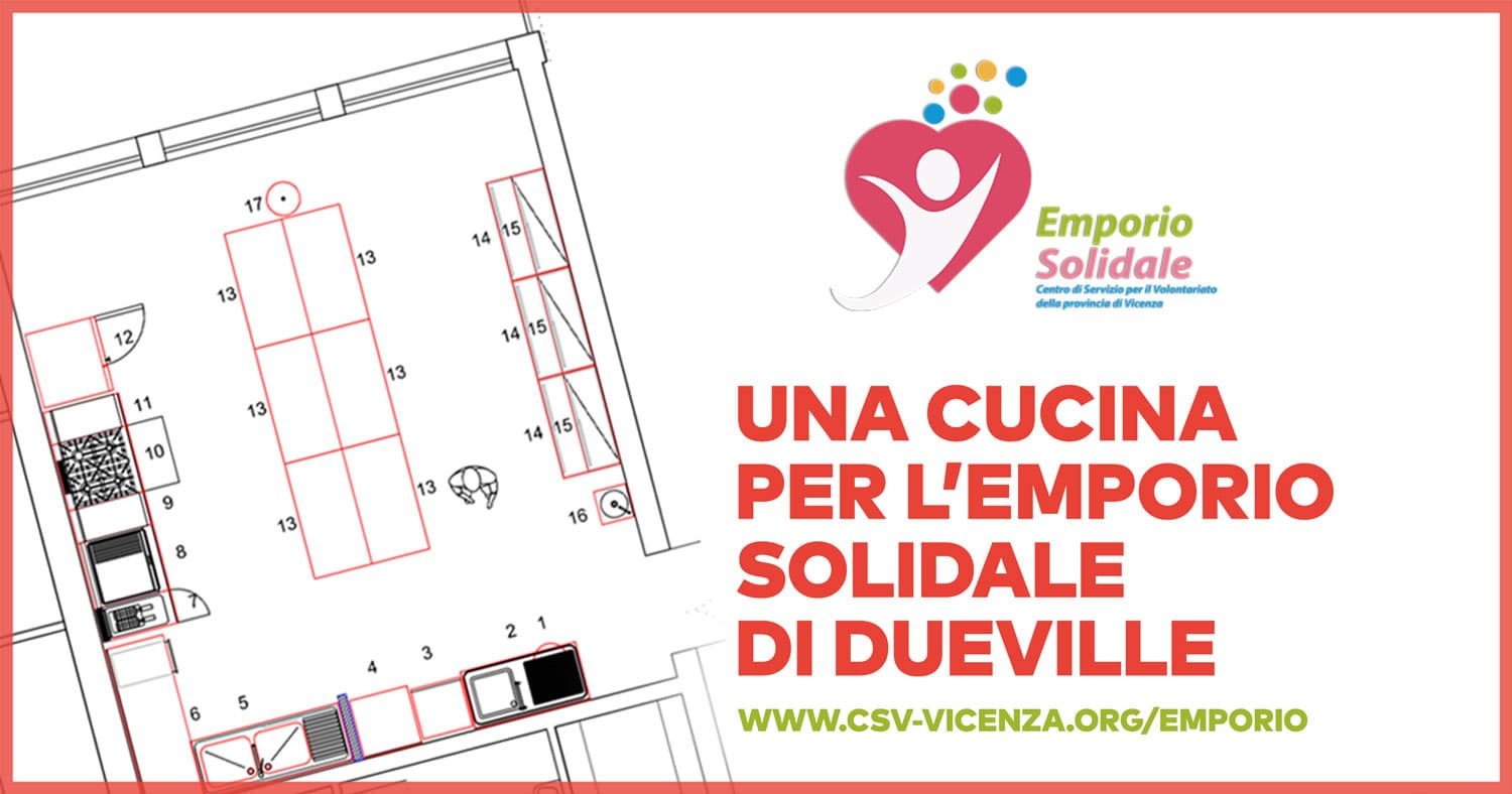 Una cucina per l'Emporio di Dueville!-Volontariato in Rete 