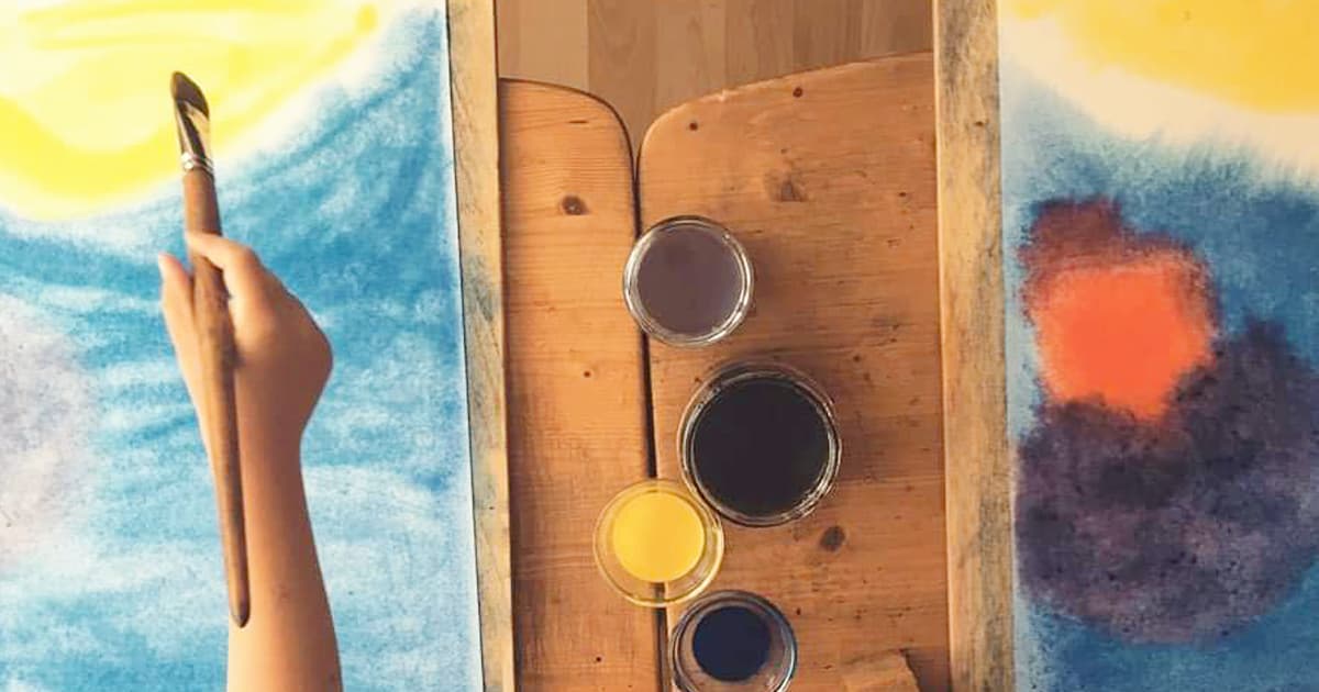 pittura ad acquerello Waldorf