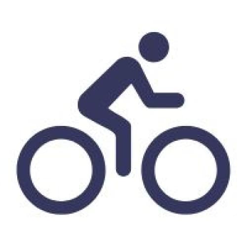 2 km in bicicletta