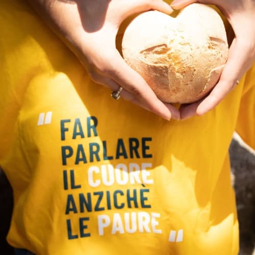 maglietta "far parlare il cuore"