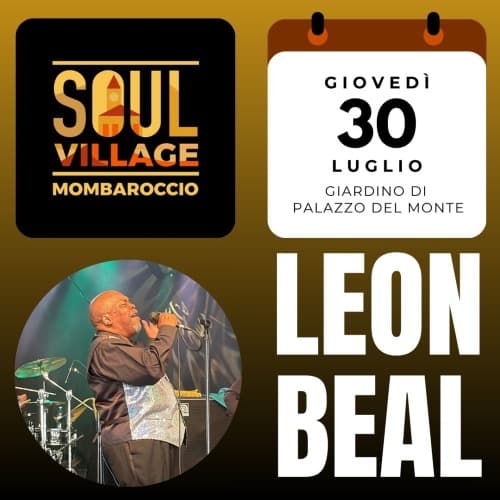 Ingresso al Giardino giovedì 30 LUGLIO: concerto di LEON BEAL