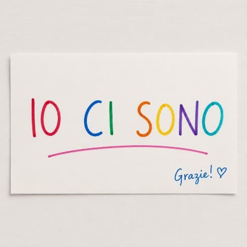 Entra a far parte di "Io ci sono"