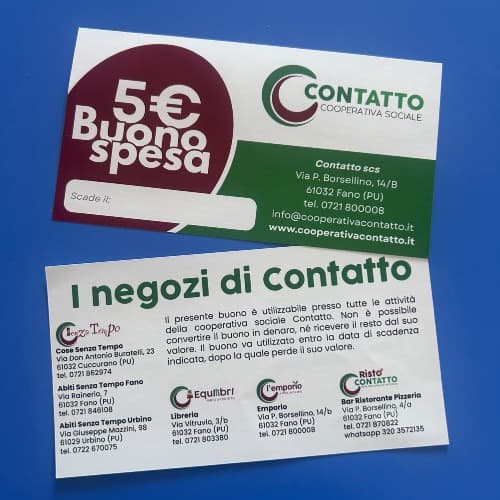 Buono spesa da 5 €