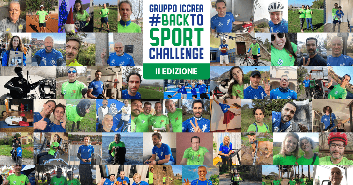 Gruppo Iccrea #BackToSport Challenge di Gruppo Bancario Cooperativo Iccrea Gruppo Iccrea #BackToSport Challenge-Gruppo Bancario Cooperativo Iccrea