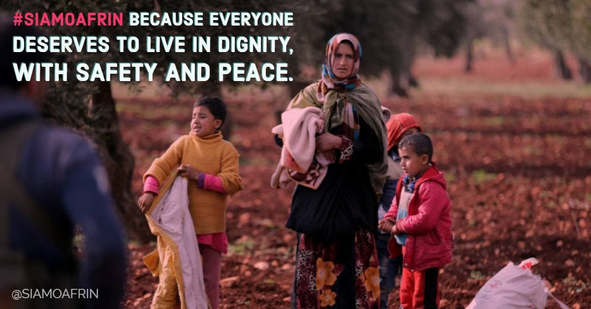 SiAmo Afrin - We Are Afrin di GUS - Gruppo Umana Solidarietà SiAmo Afrin - We Are Afrin -GUS - Gruppo Umana Solidarietà