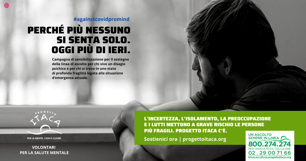 Contro il Covid, per la Mente di Fondazione Progetto Itaca Contro il Covid, per la Mente-Fondazione Progetto Itaca