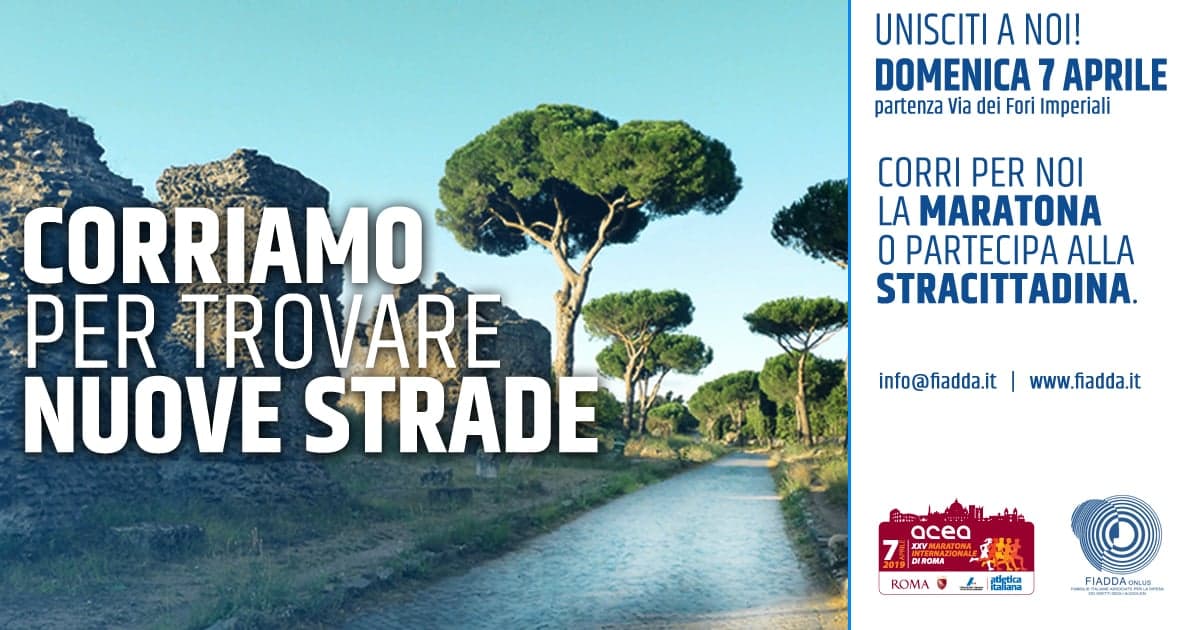 Corriamo per trovare nuove strade. di FIADDA Onlus Corriamo per trovare nuove strade.-FIADDA Onlus