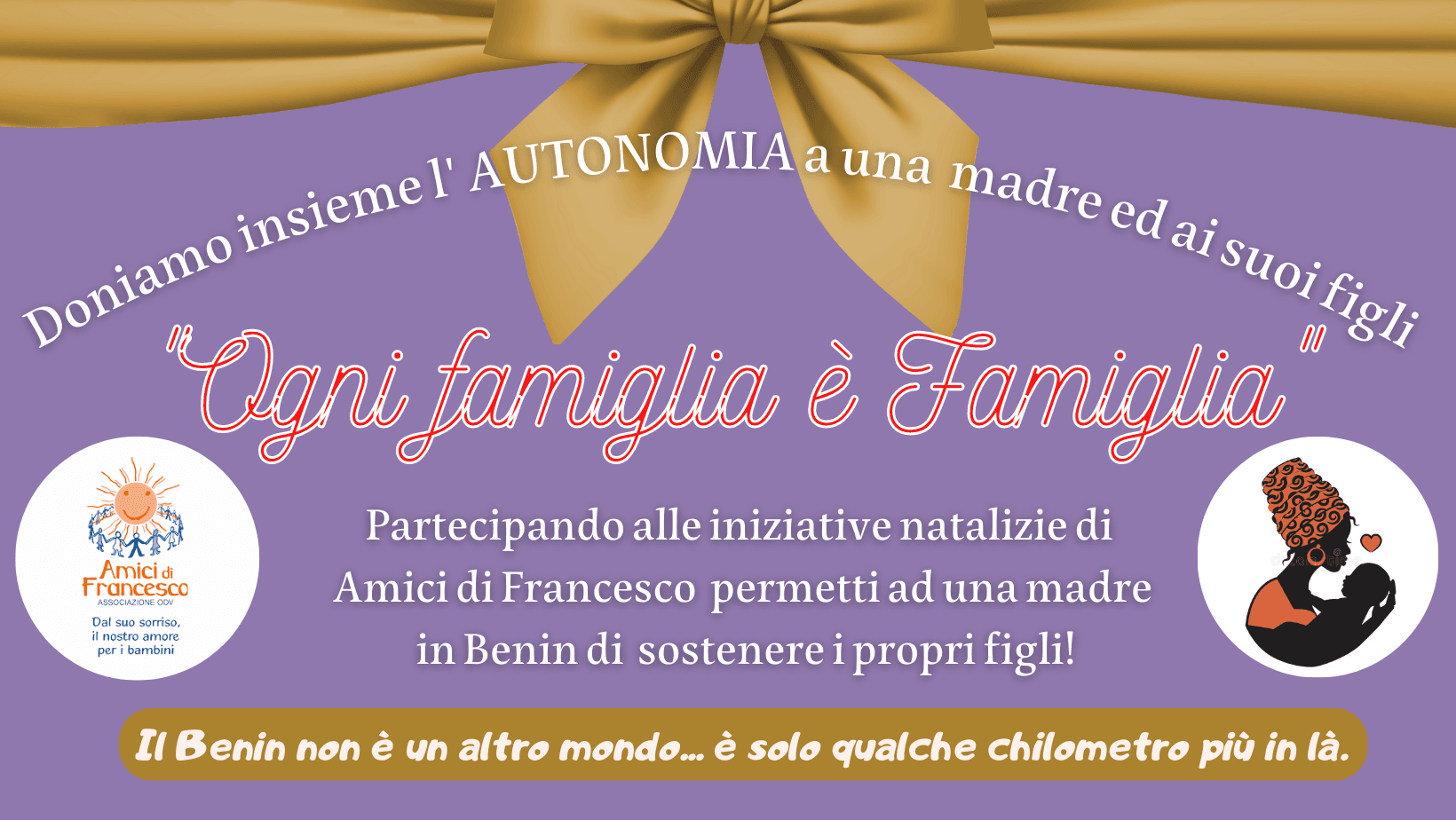 Ogni famiglia è Famiglia di Amici di Francesco OdV Ogni famiglia è Famiglia-Amici di Francesco OdV