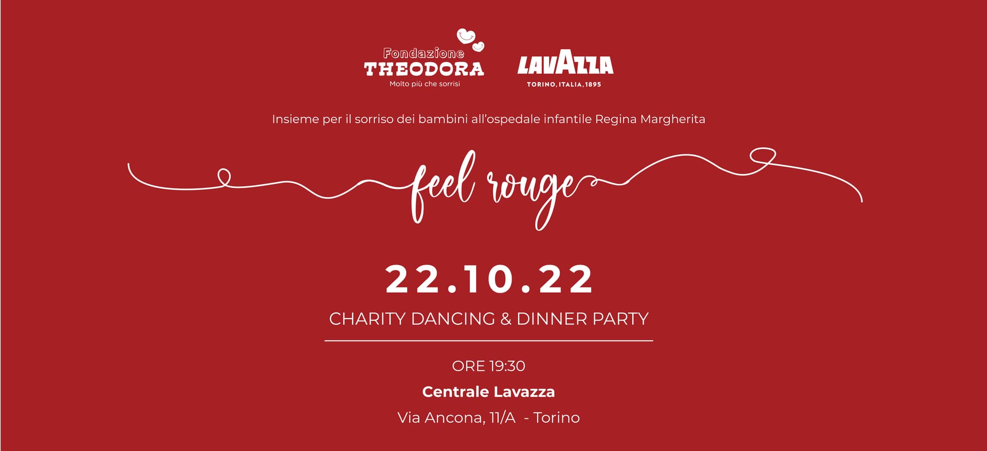 Charity Dancing e Dinner Party Theodora di Fondazione Theodora Onlus Charity Dancing e Dinner Party Theodora -Fondazione Theodora Onlus