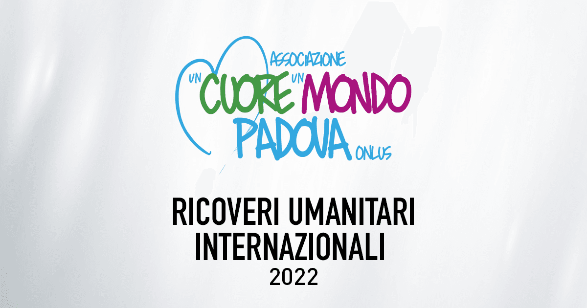 Ricoveri umanitari internazionali 2022 di UCUM Ricoveri umanitari internazionali 2022-UCUM