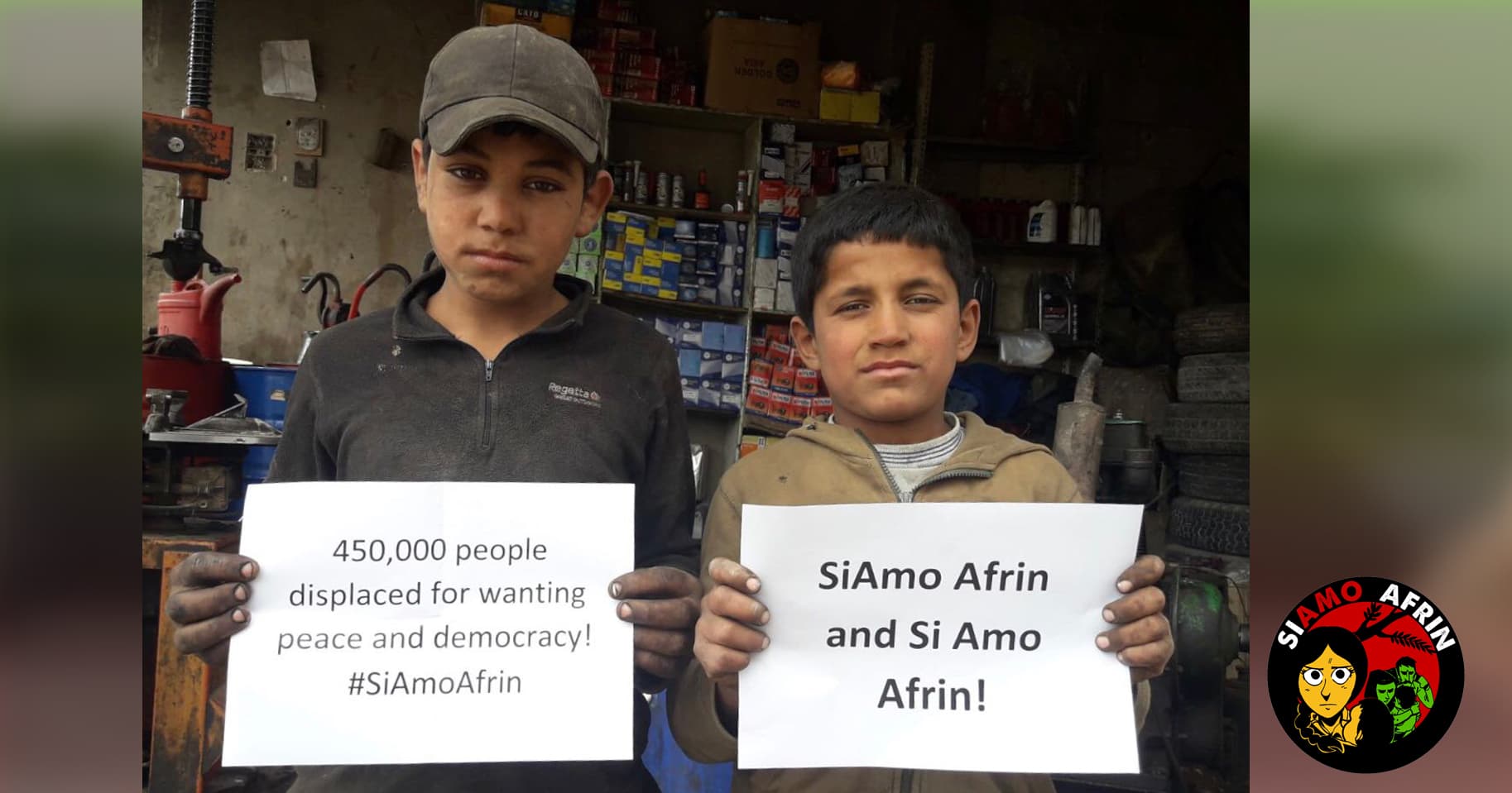 SiAmo Afrin - We Are Afrin di GUS - Gruppo Umana Solidarietà SiAmo Afrin - We Are Afrin -GUS - Gruppo Umana Solidarietà