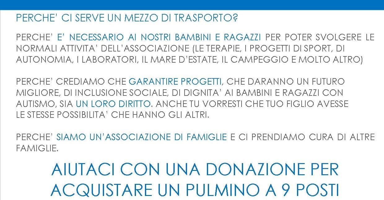 Un pulmino per raggio di sole di Raggio di Sole Onlus Un pulmino per raggio di sole-Raggio di Sole Onlus