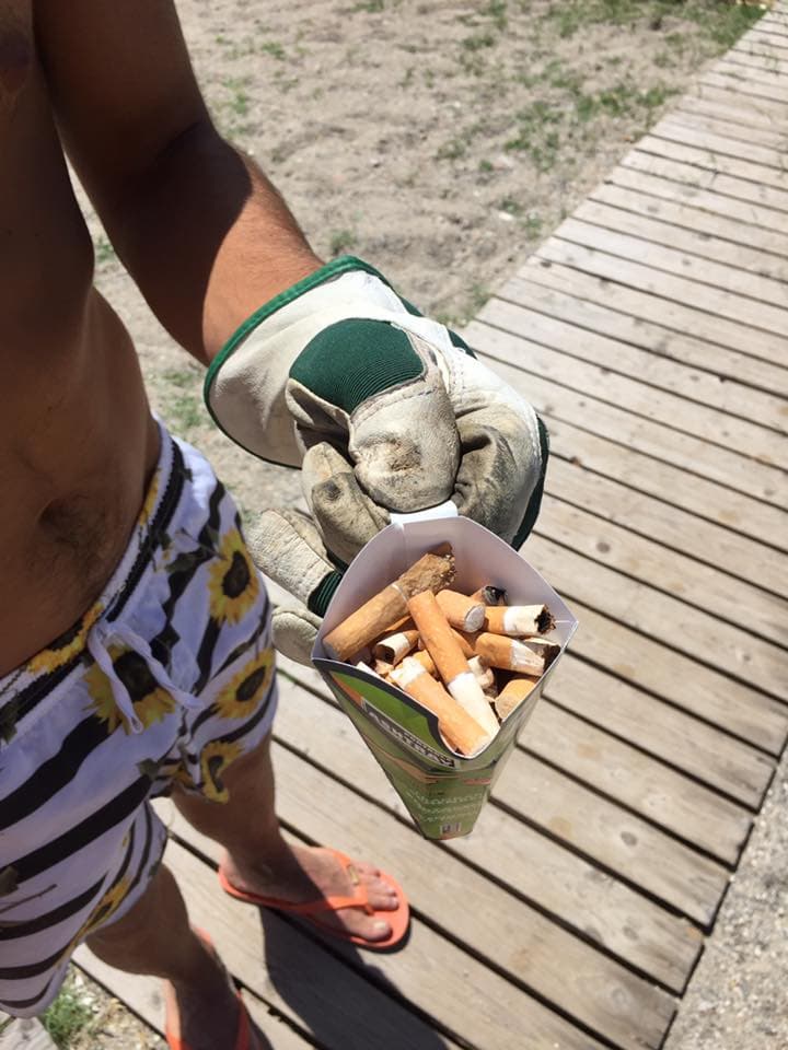 #Ciccaqui - Posacenere da Spiaggia di FuoridiME #Ciccaqui - Posacenere da Spiaggia-FuoridiME