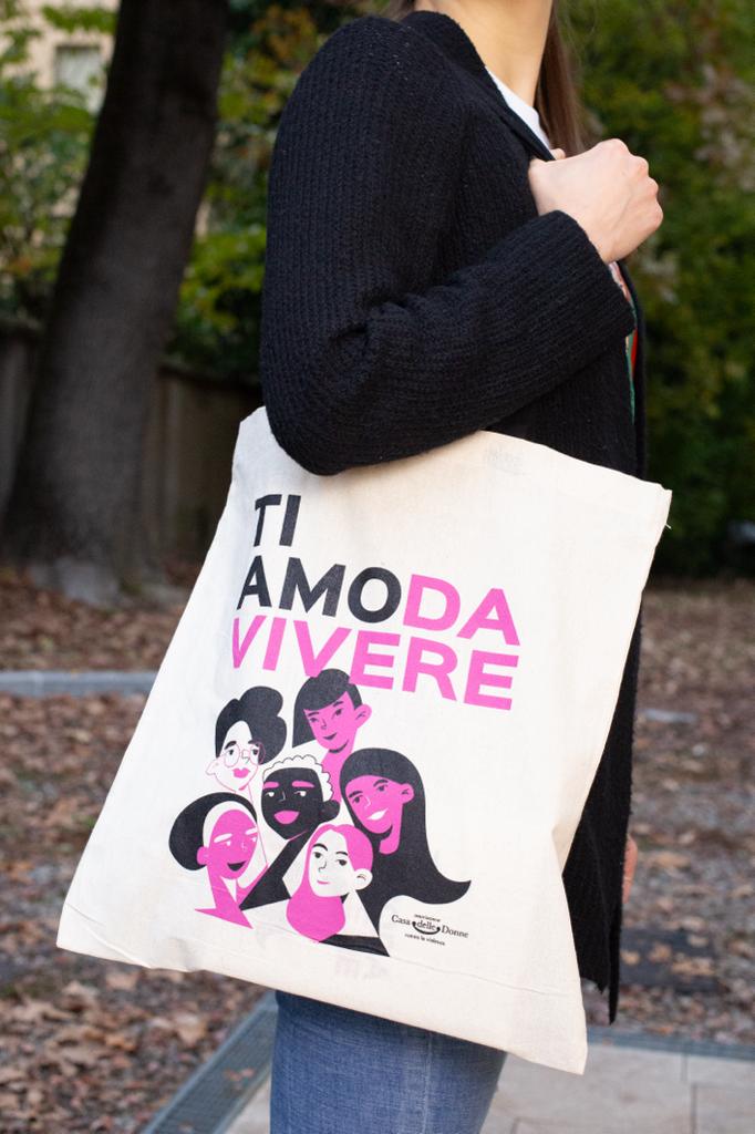MAGLIETTA O SHOPPER TI AMO DA VIVERE