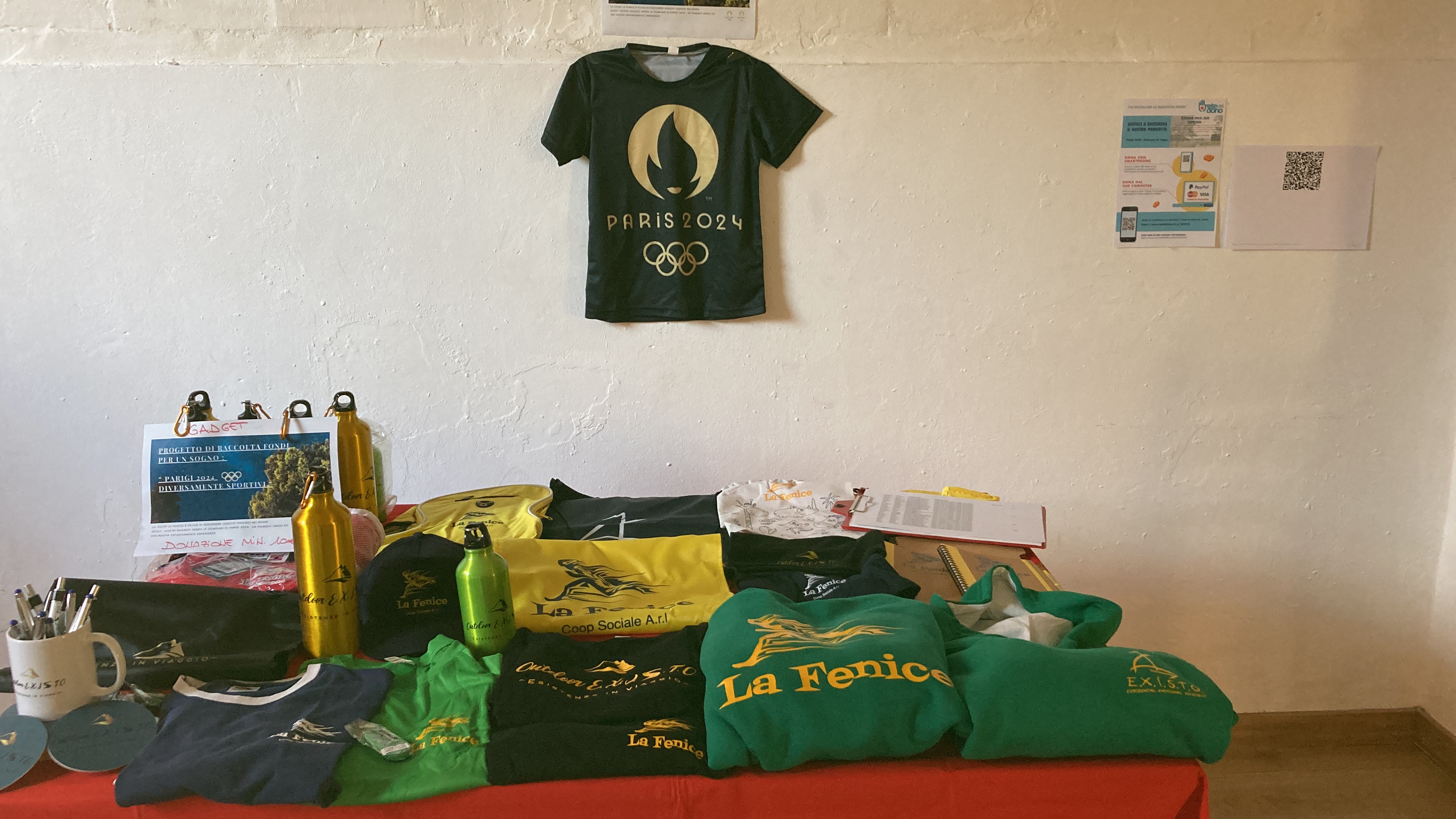 Gadget a scelta in base all’importo donato