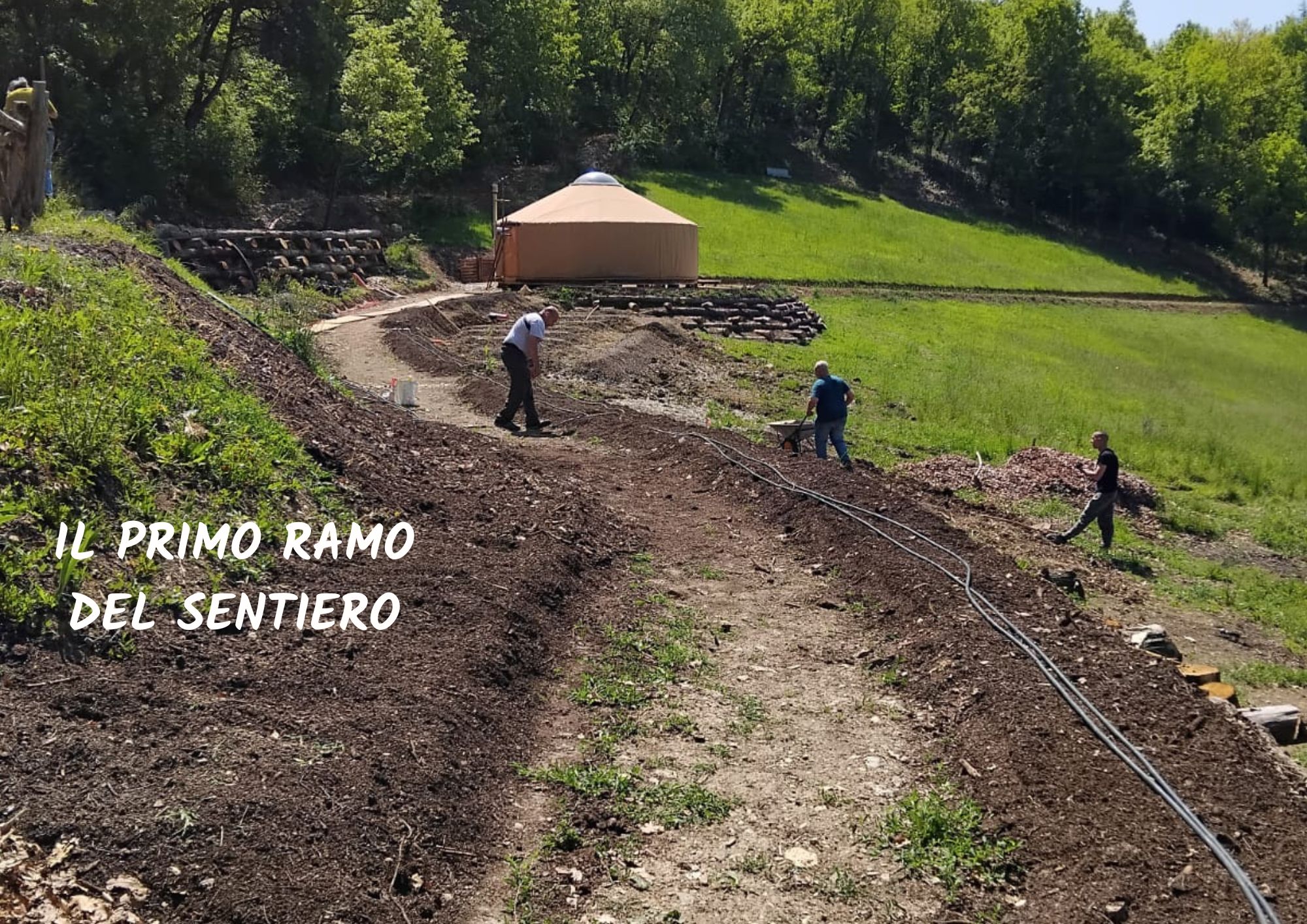 il primo ramo del sentiero