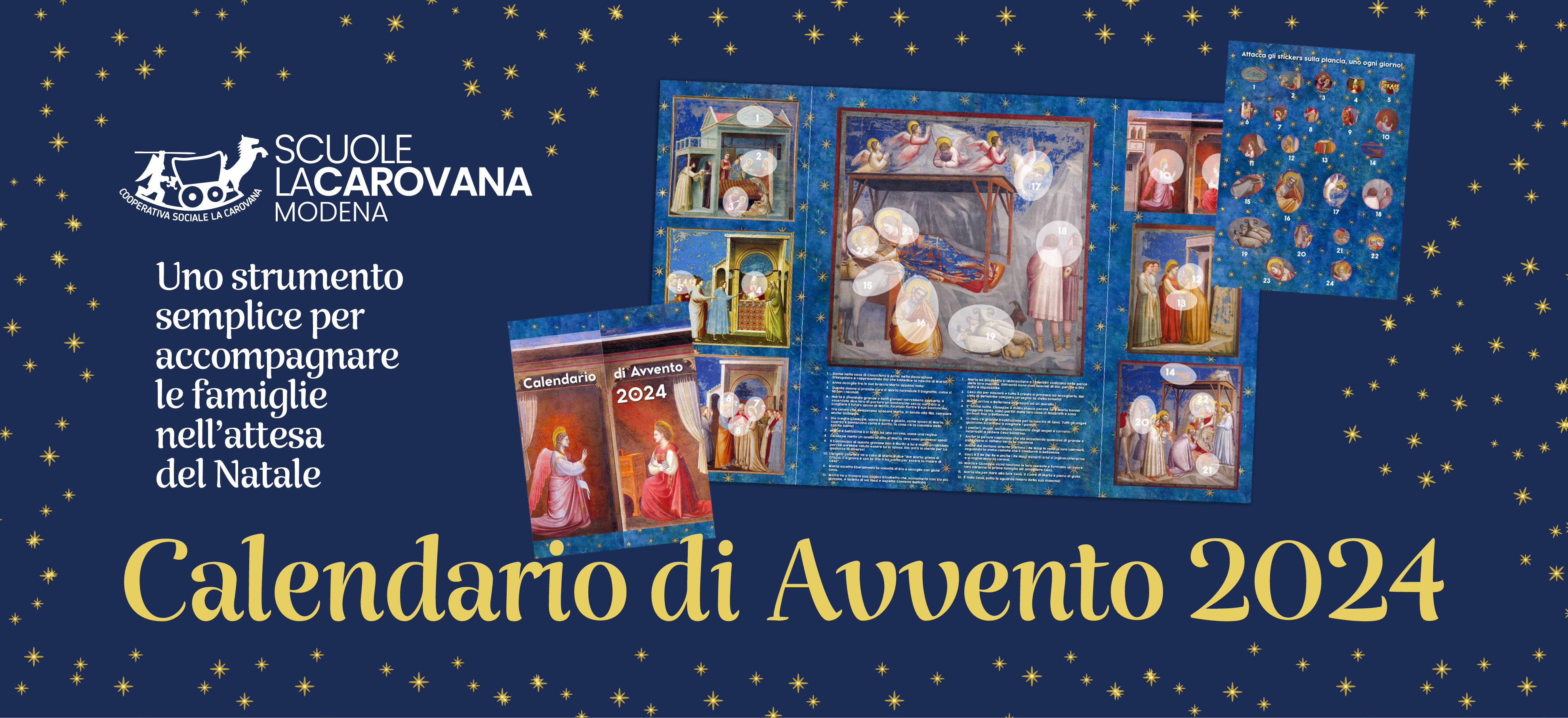 Rete del Dono Eventi Scuole La Carovana Modena 2024 Calendario Avvento