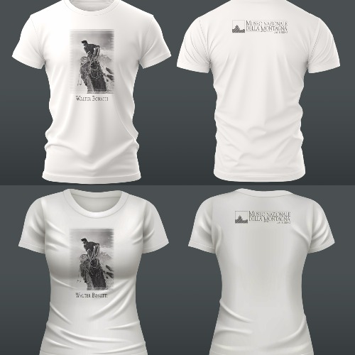 T-shirt Walter Bonatti e ingresso gratuito al Museo per due persone