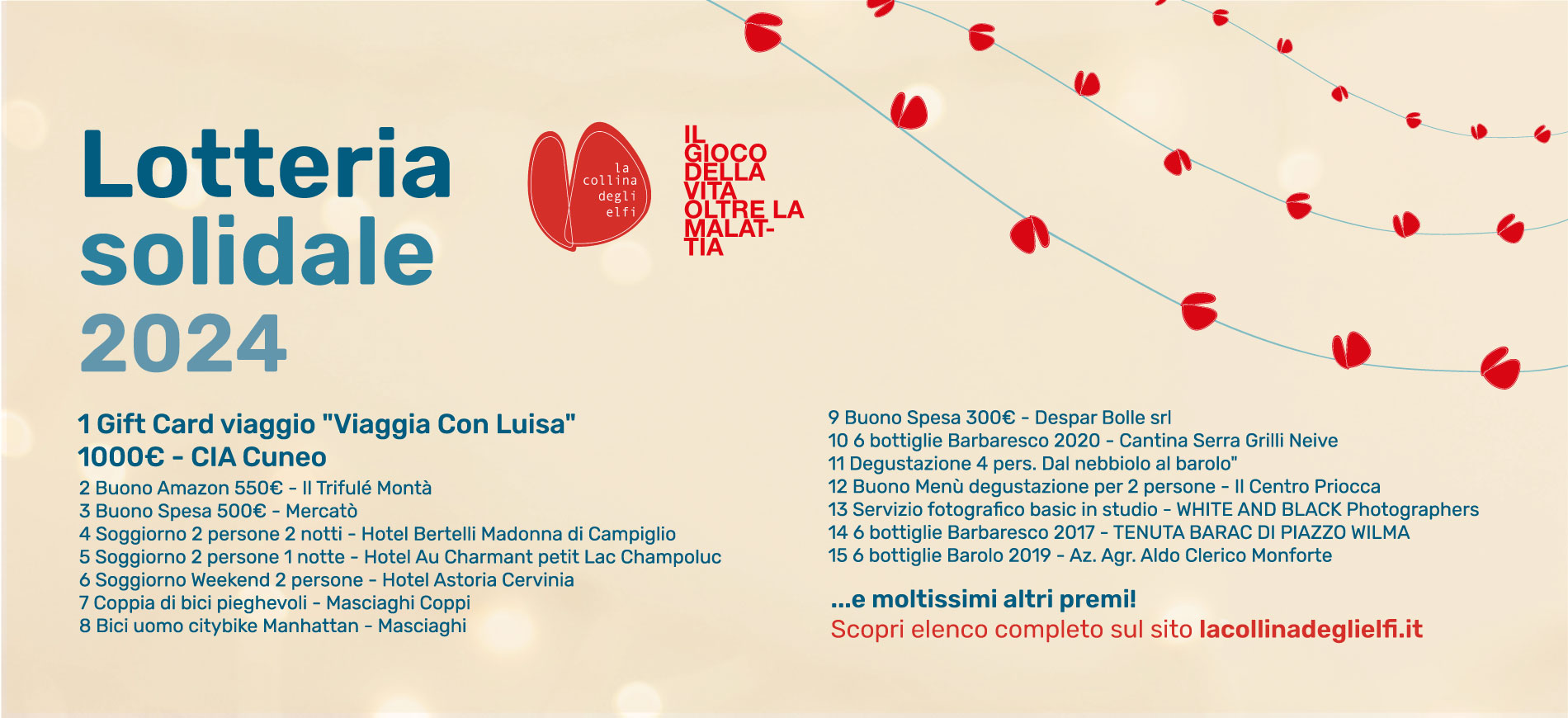 Rete del Dono Collina degli Elfi Lotteria Solidale