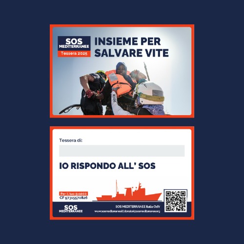 Tessera Cartacea 2025 – Il tuo impegno, nero su bianco