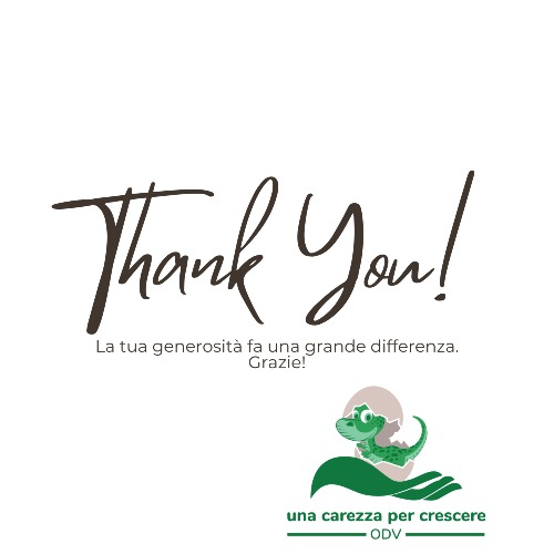 RINGRAZIAMENTO SUL DONOR WALL DEL SITO INTERNET UFFICIALE DELL'ODV