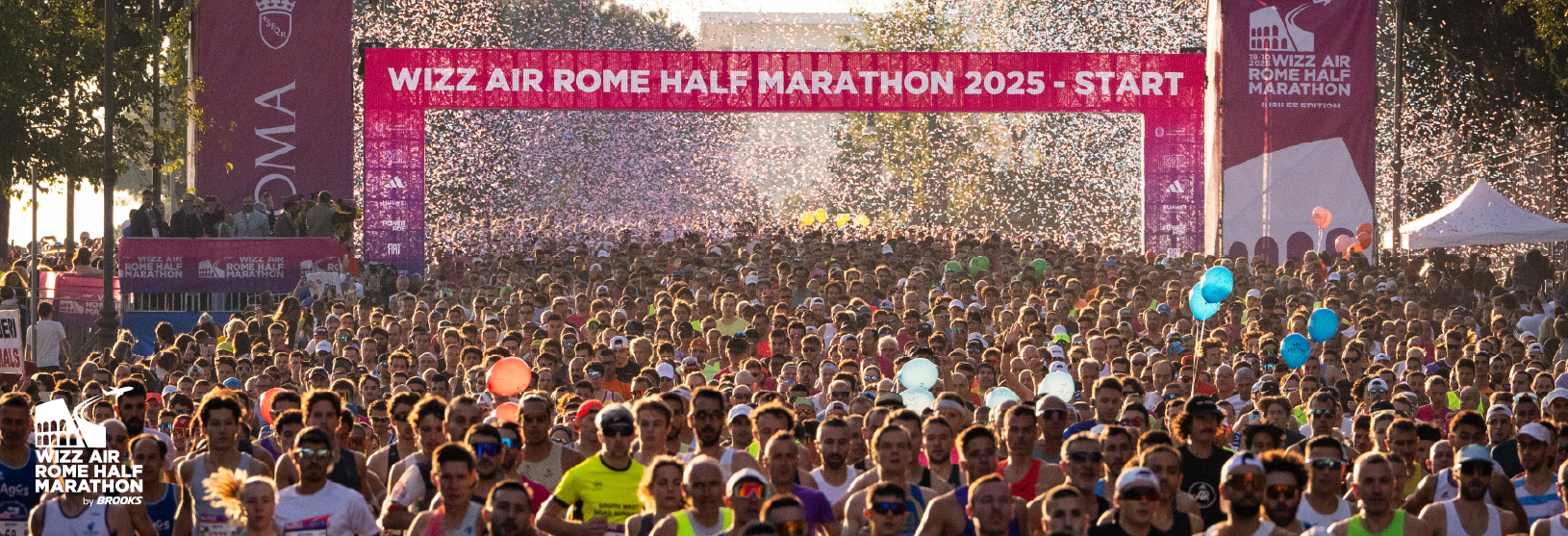 banner roma half marathon