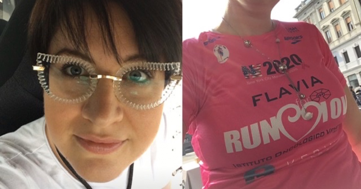 Nuvola rosa in corsa per lo IOV di Flavia Gastaldello Nuvola rosa in corsa per lo IOV-Flavia Gastaldello