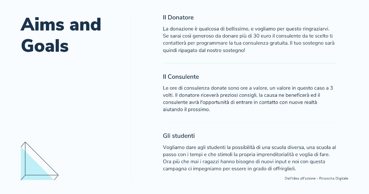 Dall'idea all'azione, Rinascita Digitale di Mashub srl Dall'idea all'azione, Rinascita Digitale-Mashub srl