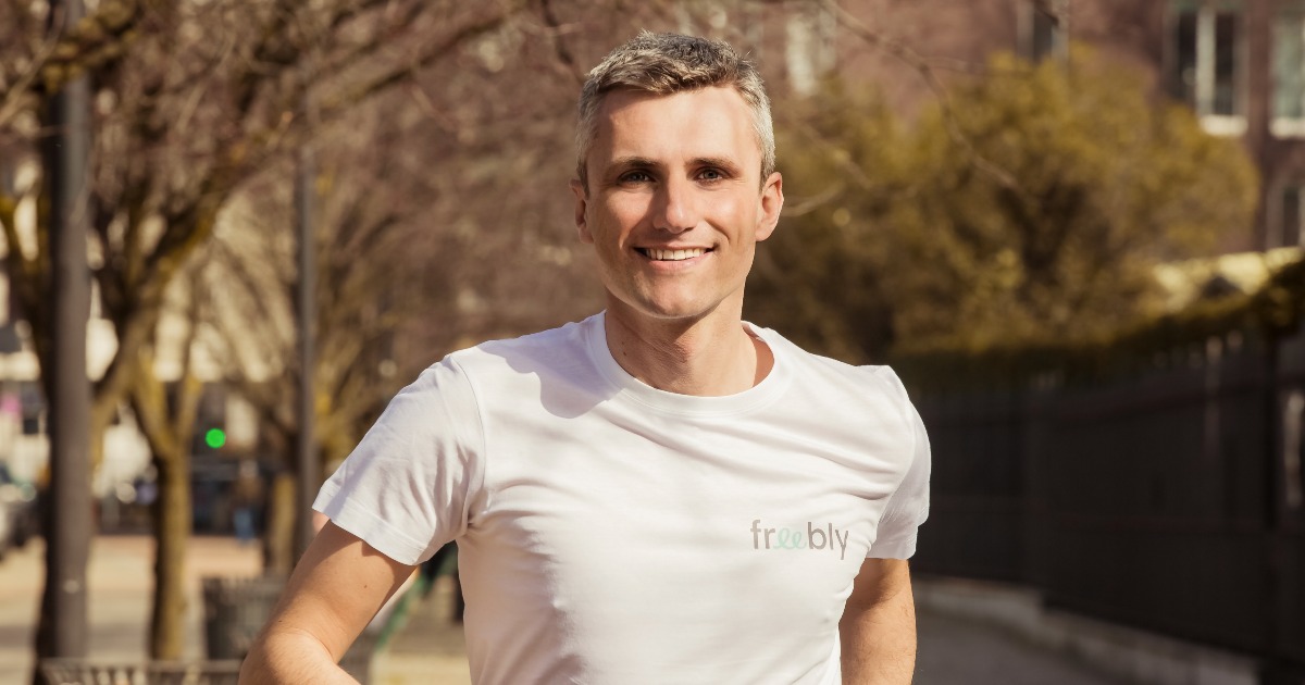 Giulio e freebly alla Maratona di Londra di freebly sta sb Srl Giulio e freebly alla Maratona di Londra-freebly sta sb Srl