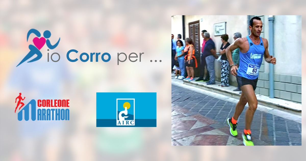 Io Corro per AIRC di Roberto Taormina Io Corro per AIRC-Roberto Taormina