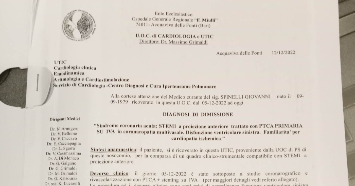 Tutti insieme per aiutare Giovanni-giovanni spinelli