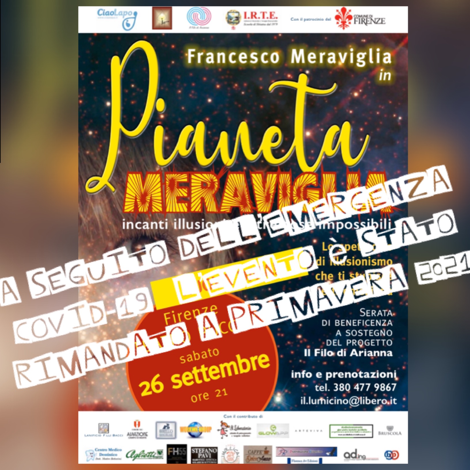 Pianeta Meraviglia - Serata Beneficenza-IL LUMICINO