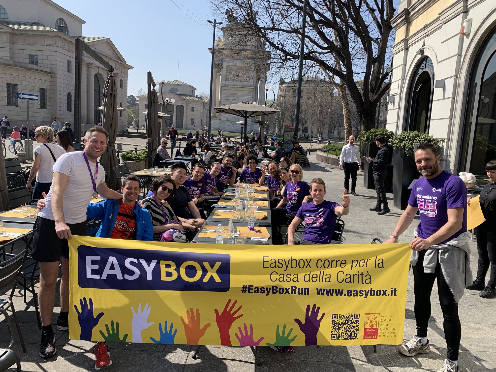 EasyBox corre per la Casa della Carità di Easybox Selfstorage Srl EasyBox corre per la Casa della Carità-Easybox Selfstorage Srl