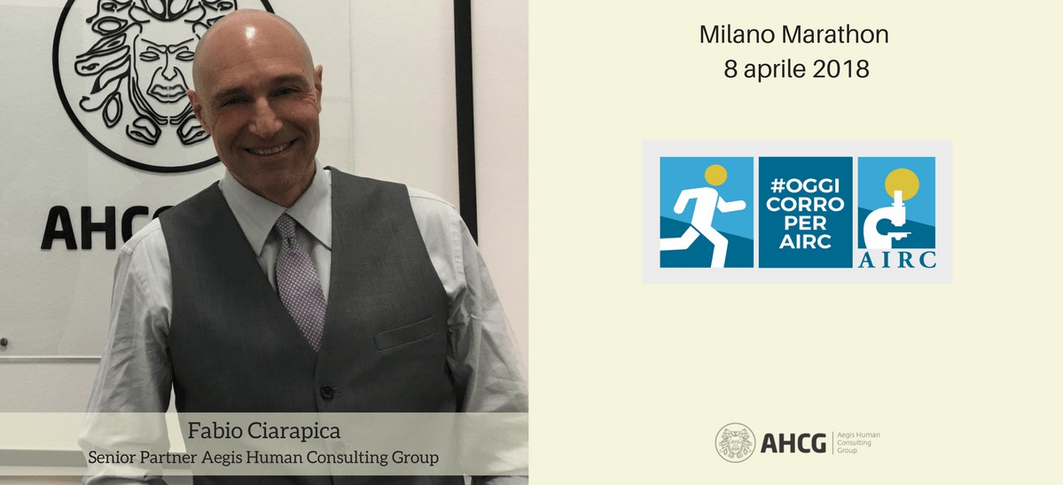 Aegis corre per AIRC-Aegis Human Consulting Group
