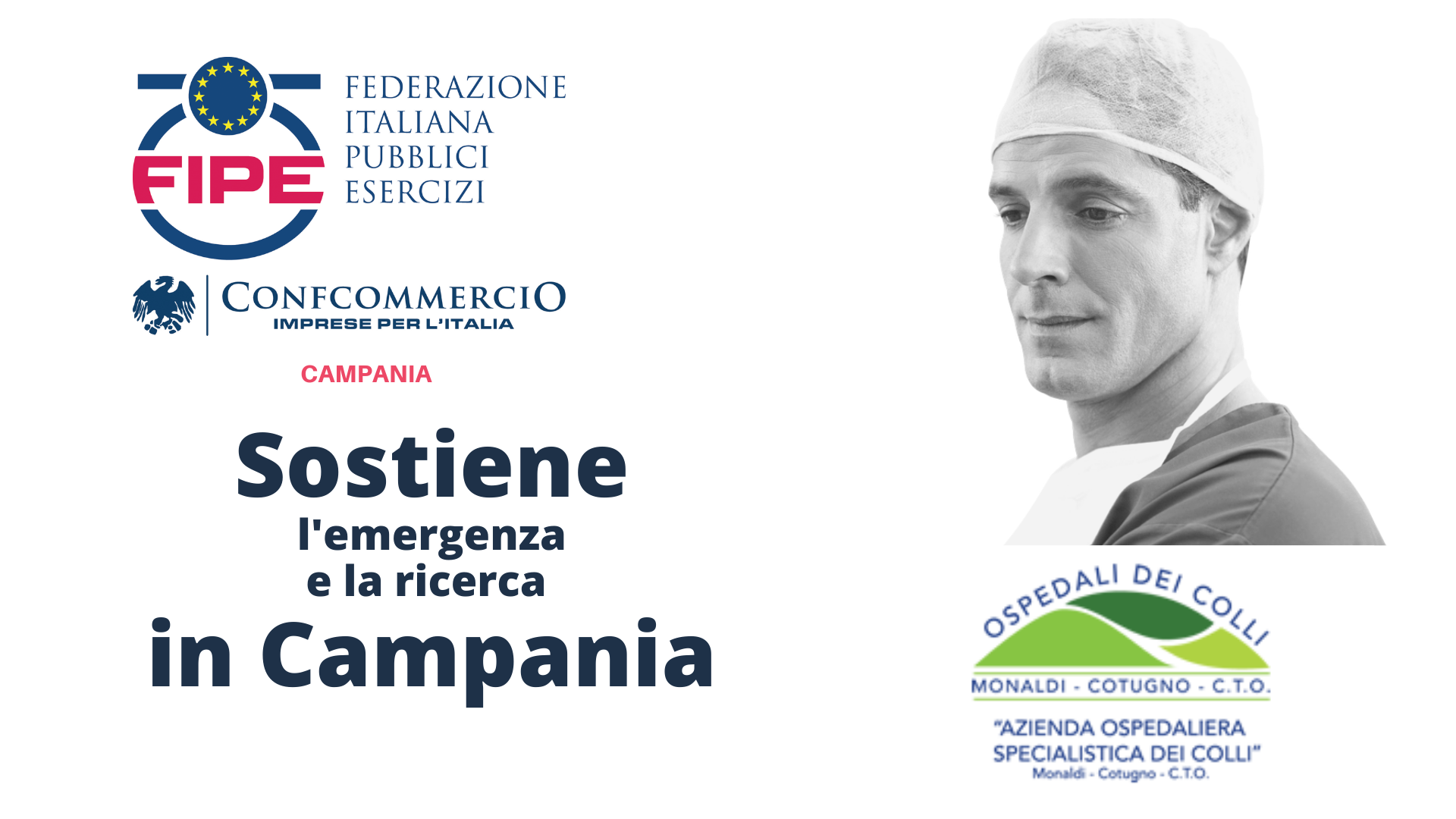 Noi li aiutiamo, loro ci curano-F.I.P.E.  - Confcommercio Imprese per l’italia - Campania