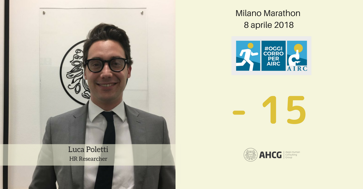 Aegis corre per AIRC-Aegis Human Consulting Group