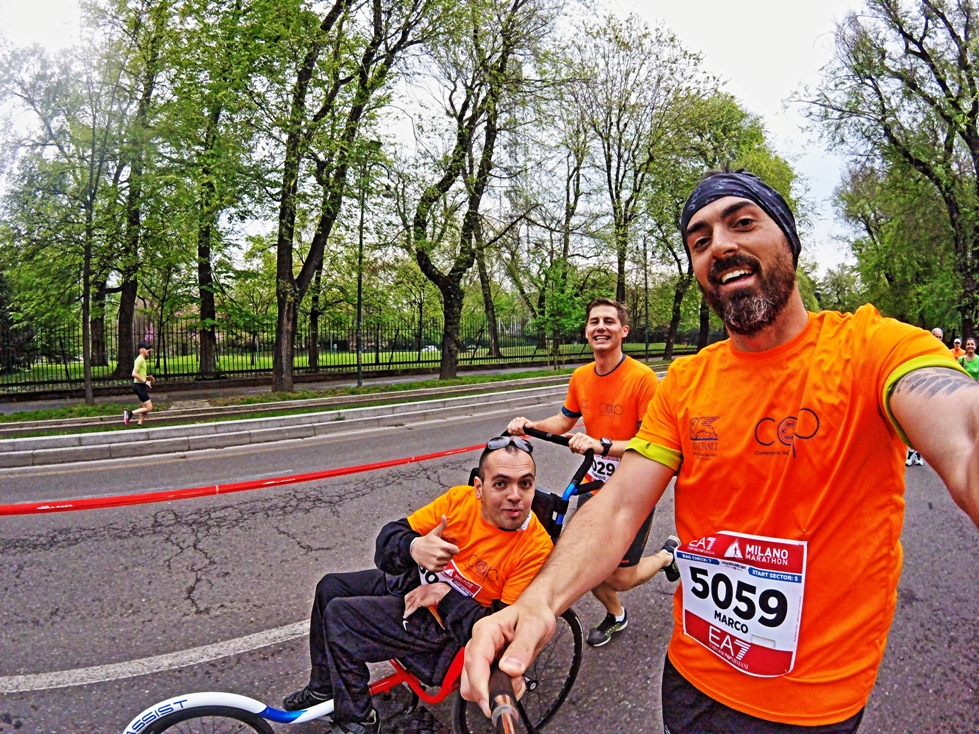 Lillo, Fabri e Marco insieme per 42 km!-Marco Ellena