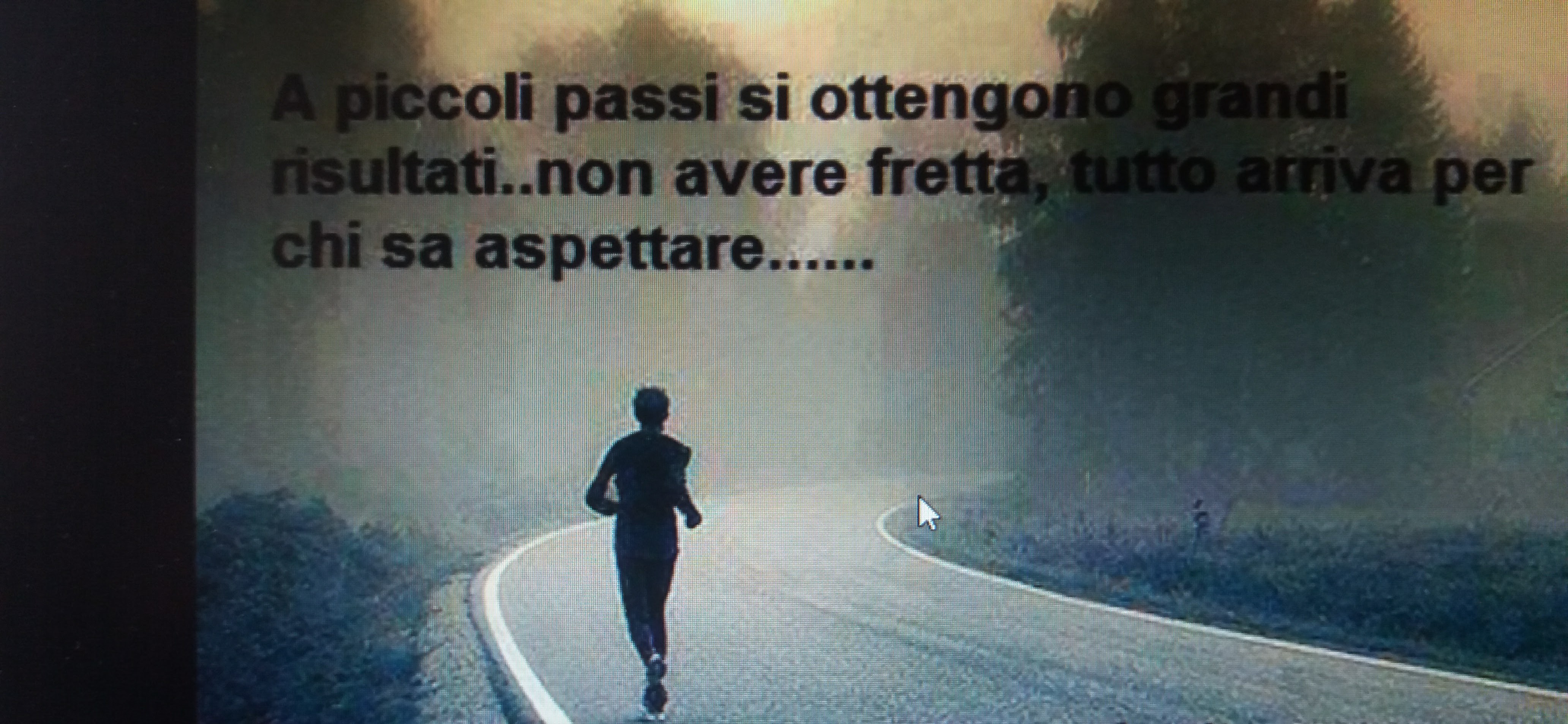 Passo dopo passo arriviamo al traguardo.-Francesca Peruzzo
