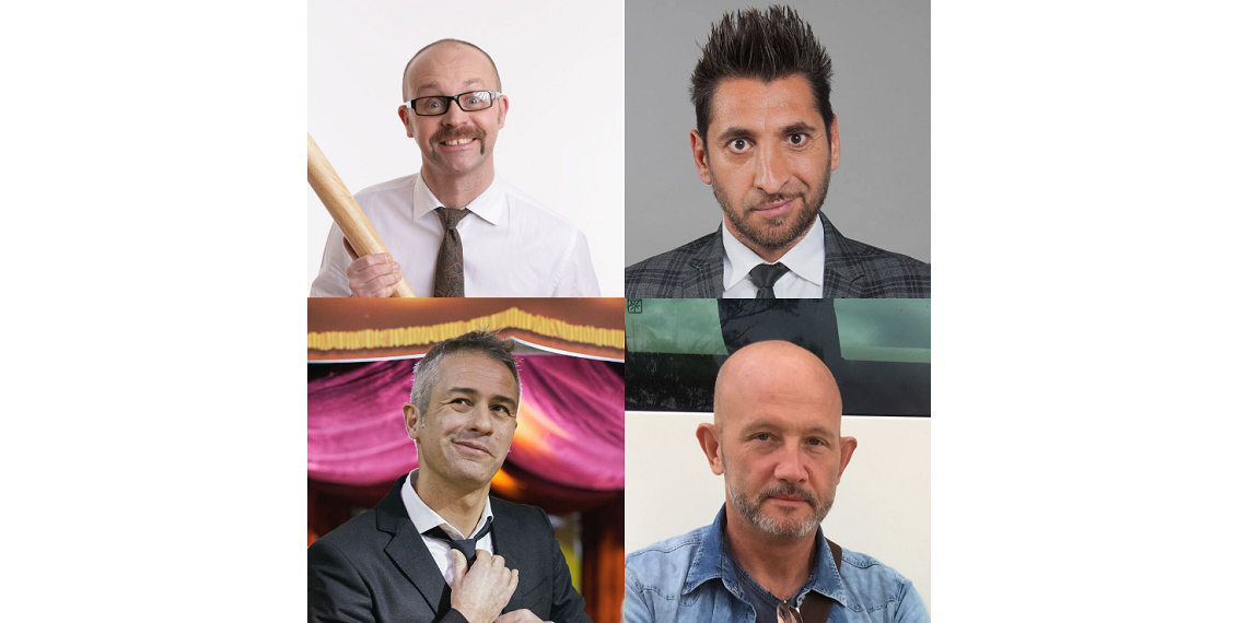 Tre comici e uno Zenga... di Saturno Brioschi Tre comici e uno Zenga...-Saturno Brioschi