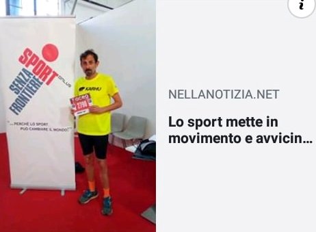42km di corsa per Sport Senza Frontiere-Matteo Simone